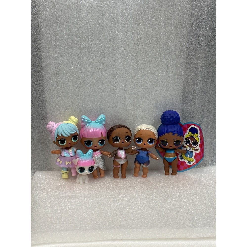 L.O.L. Surprise! Dolls Lot Kids OS Multicolor Glitter Figures Pet Excellent‎